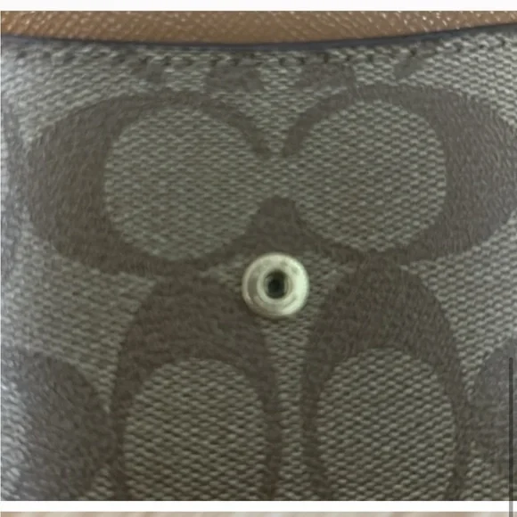 Coach Original Brown-tan SIGNATURE COATED CANVAS Wallet EUC-AUTHENTIC🍂 - Picture 13 of 13